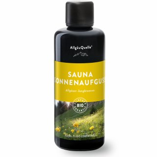 SAUNA SONNENAUFGUSS - Allg&auml;uer Jungbrunnen von Allg&auml;uQuelle
